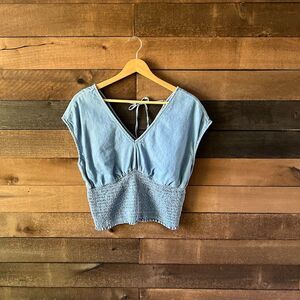 Old-navy Women's Blue Crop-top